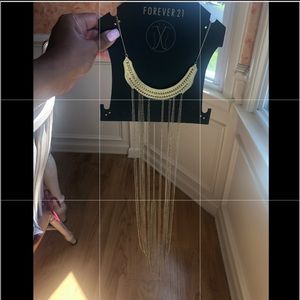 Forever 21 gold body chain